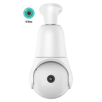 Telecamera panoramica Wi-Fi 360° a lampadina