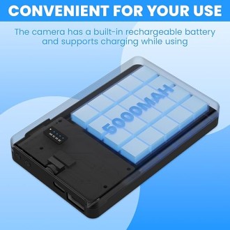 Telecamera WiFi Full HD integrata in un power bank con rilevamento del movimento