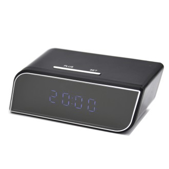 Orologio digitale con telecamera Wi-Fi, visione notturna e rilevamento del movimento V38