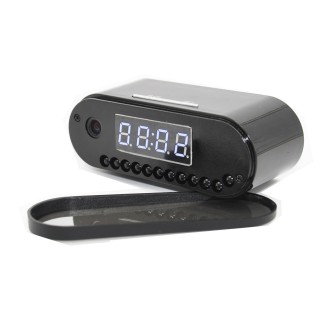 Orologio digitale con telecamera Wi-Fi, visione notturna e rilevamento del movimento