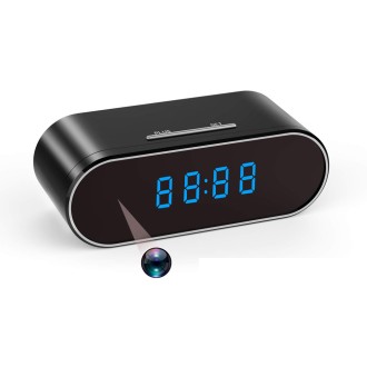 Orologio digitale con telecamera Wi-Fi, visione notturna e rilevamento del movimento