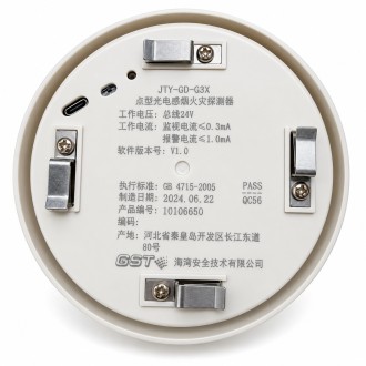 Telecamera WiFi in un finto rilevatore di fumo