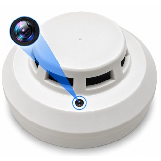 Telecamera WiFi in un finto rilevatore di fumo