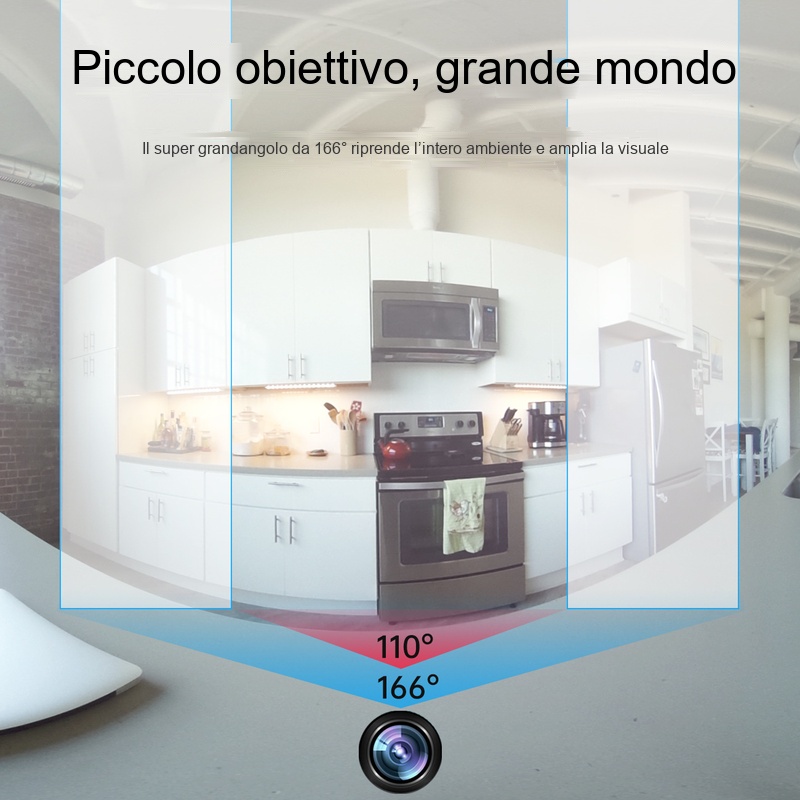 orologio digitale con telecamera Wi-Fi 4K nascosta