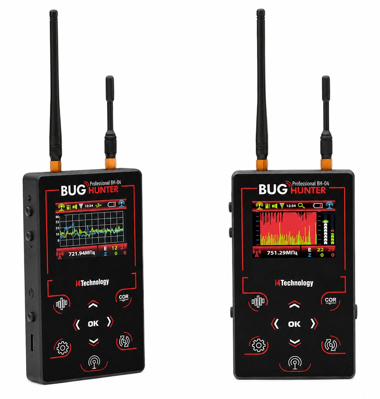 Rilevatore RF professionale per microspie GSM e telecamere nascoste BugHunter BH-04
