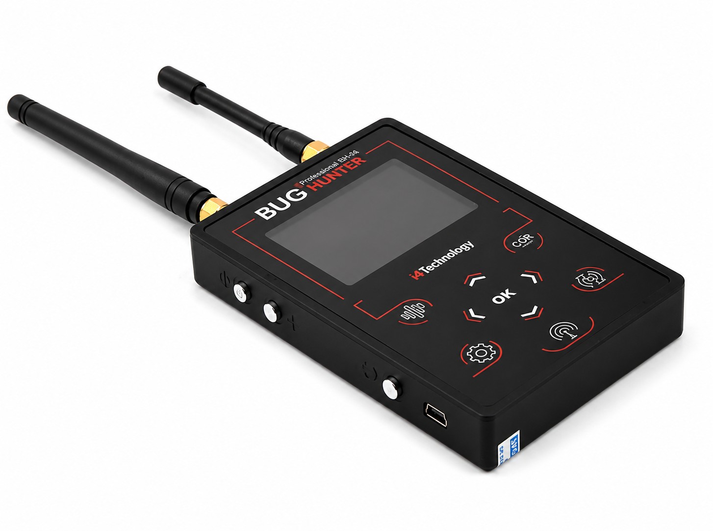 Rilevatore RF professionale per microspie GSM e telecamere nascoste BugHunter BH-04 – vista prospettica