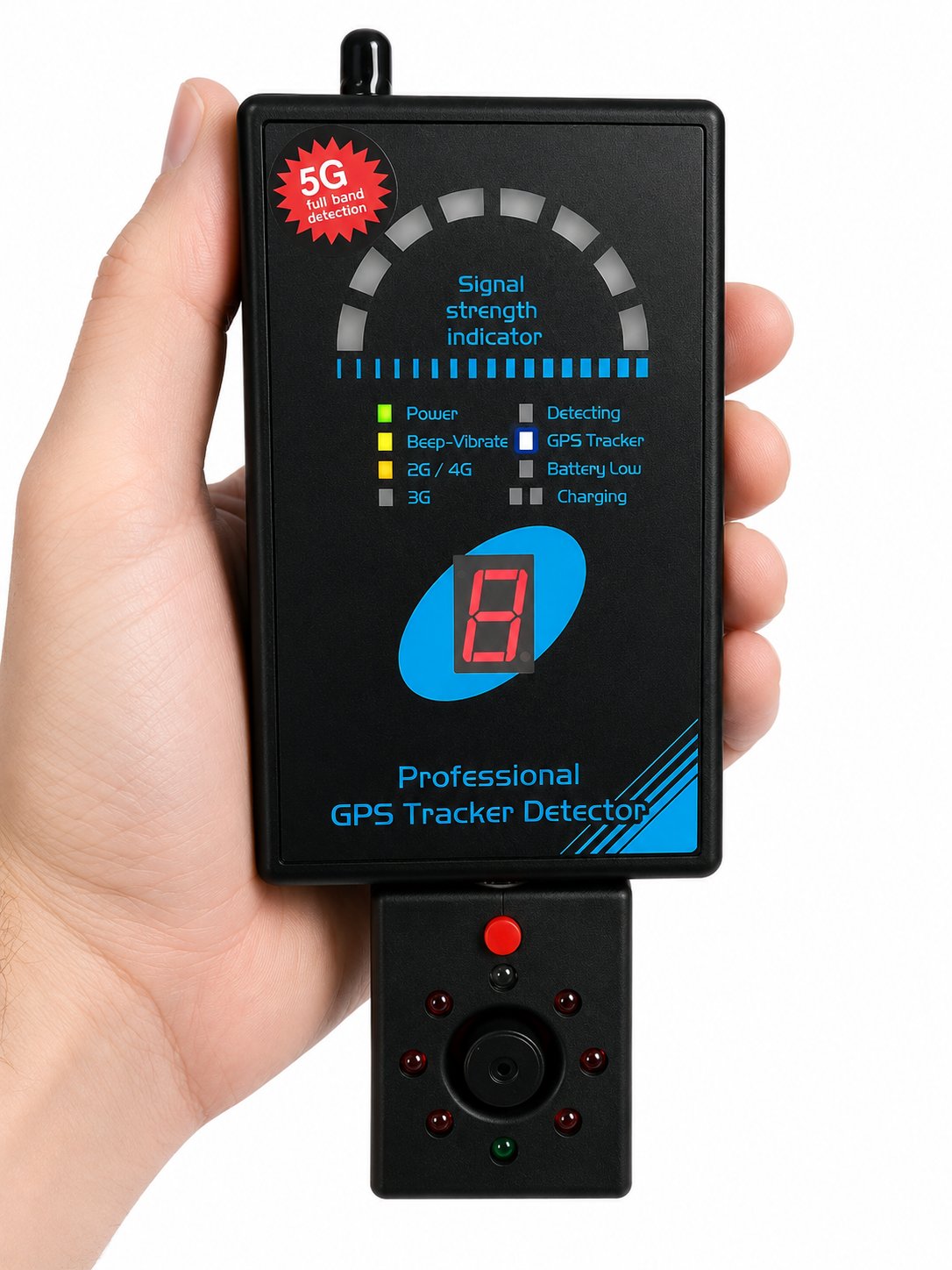 Rilevatore professionale di localizzatori GPS e dispositivi magnetici nascosti PBN-TT-GPS