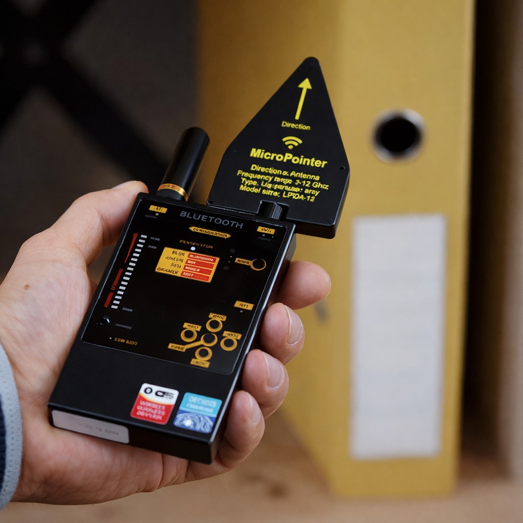 Rilevatore professionale di segnali digitali e microspie Protect 1206i con Micro Pointer