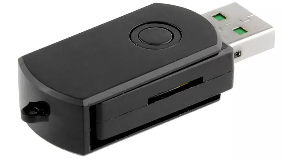 telecamera spia in una chiavetta USB