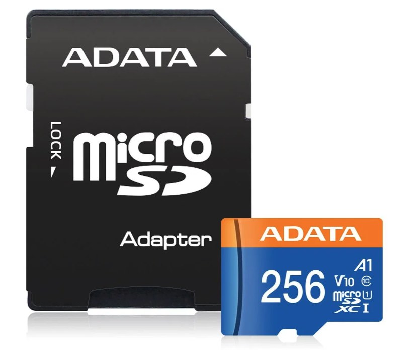 Scheda di memoria ADATA da 256GB con adattatore