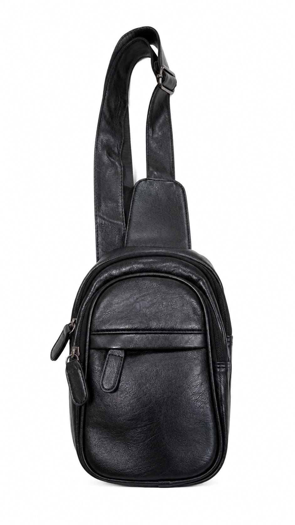 Čierna crossbody taška so skrytou kamerou