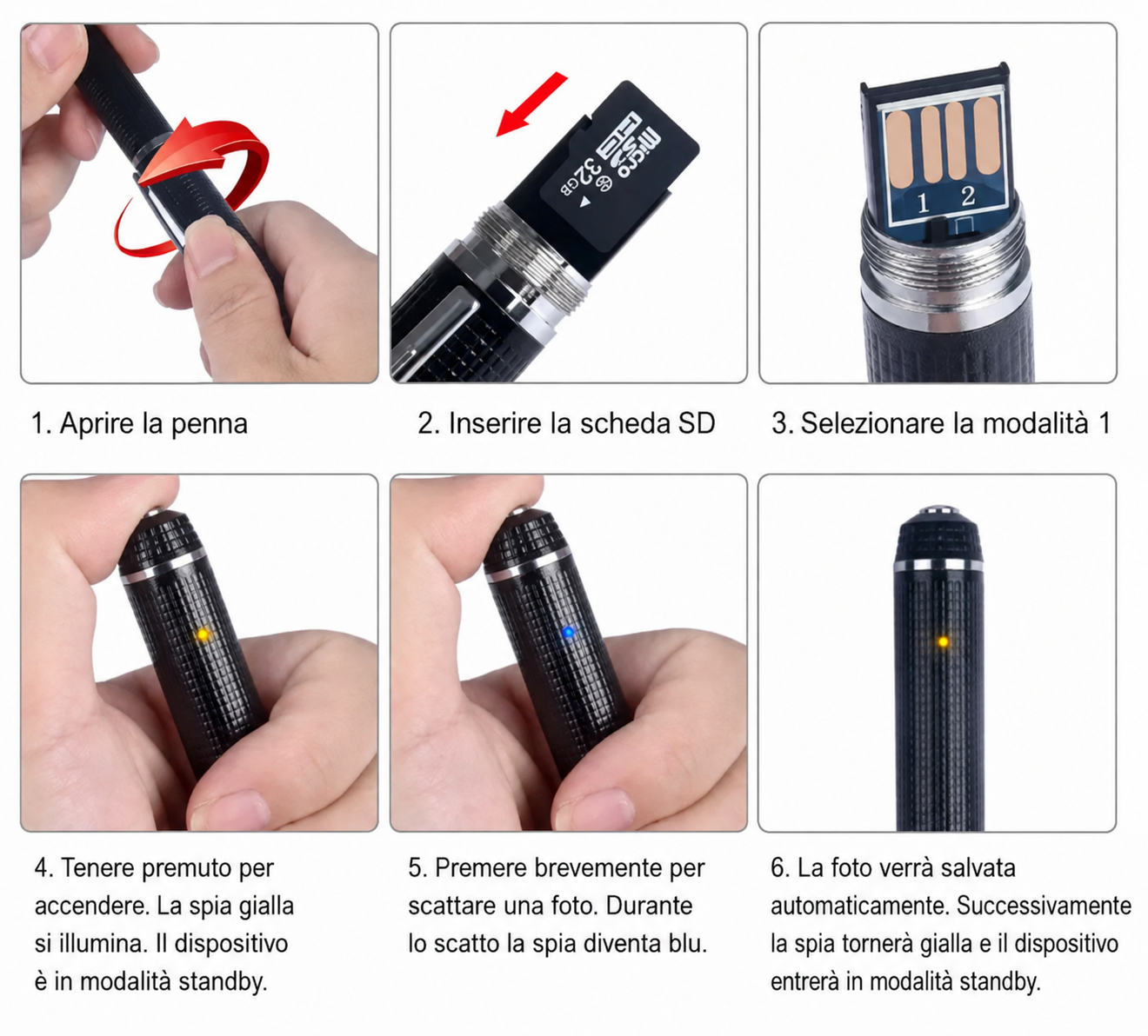 penna spia Full HD