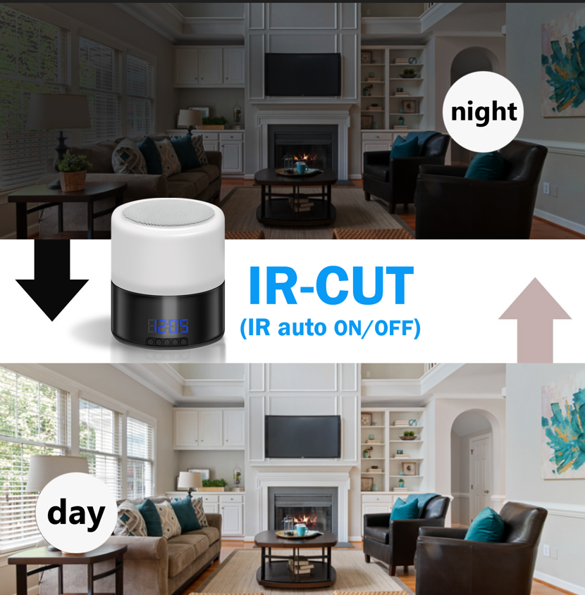 Wi-Fi kamera v Bluetooth reproduktore 