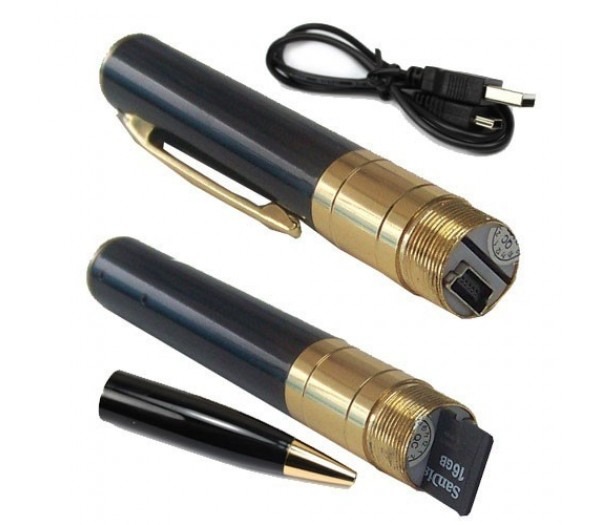 penna spia con telecamera