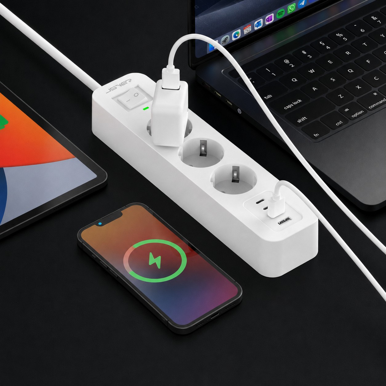 Dispositivo di ascolto GSM in una multipresa con dispositivi elettrici