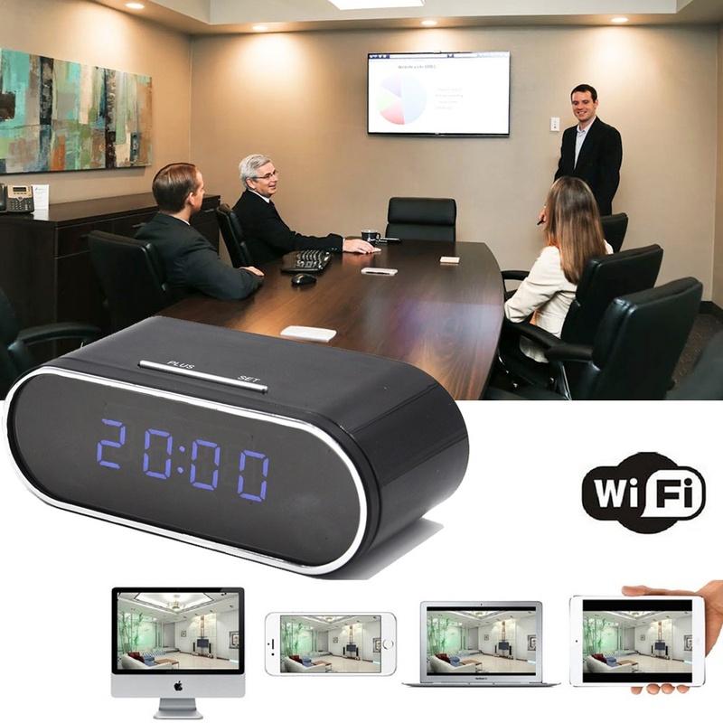 telecamera Wi-Fi nascosta in un orologio digitale