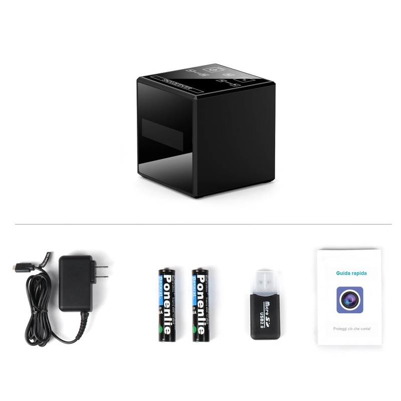 adiosveglia FM con altoparlante Bluetooth e telecamera Wi-Fi nascosta