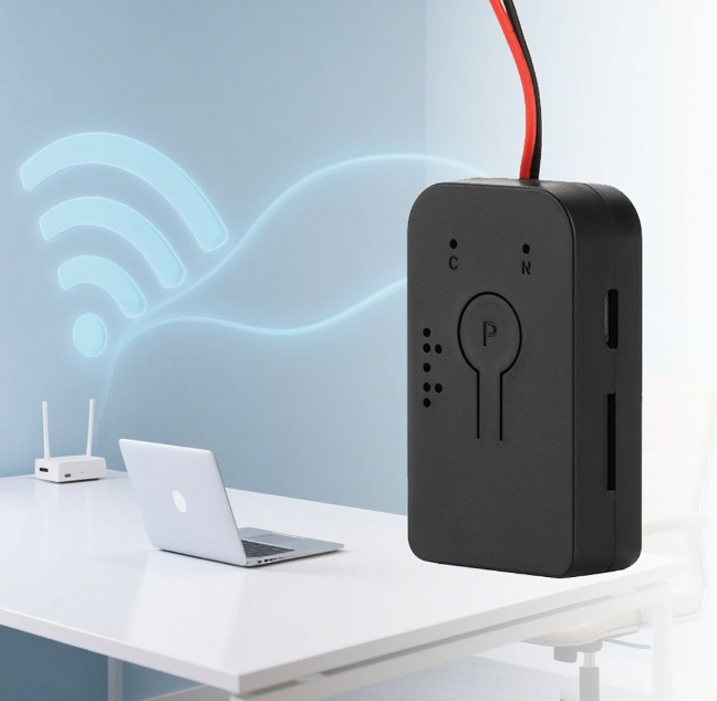 Mini registratore audio WiFi con batteria esterna EL-AR09